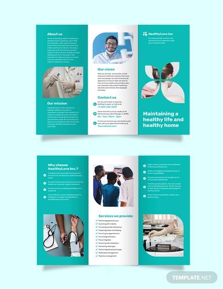 brochure templates healthcare in photoshop free download