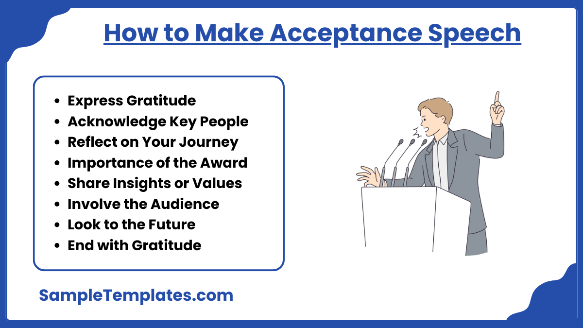 how to make acceptance speech