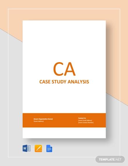 case study analysis format pdf