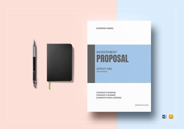 sample investment proposal template1