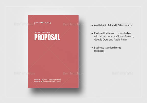 website design proposal template