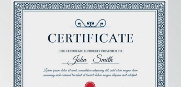 merit certificate design