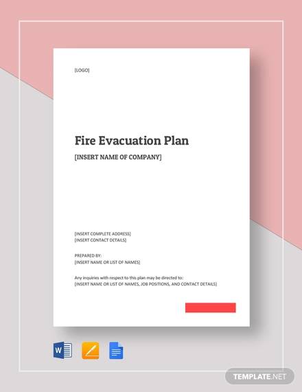 Free 10 Evacuation Plan Templates In Google Docs Ms Word Apple Pages