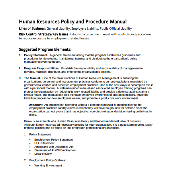 Hr policies and procedures with pestle business essay