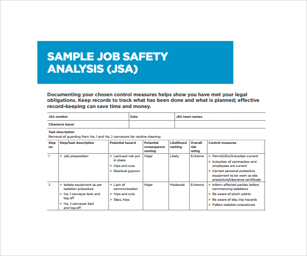 sample job safety analysis pdf%ef%bb%bf