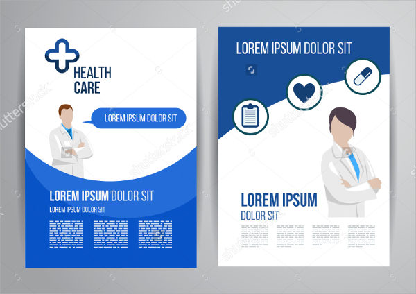 vector healthcare brochure template