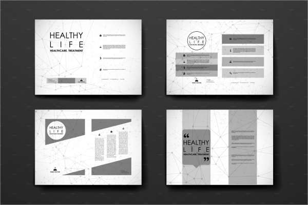 healthcare brochure design template