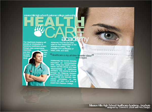 healthcare brochure template