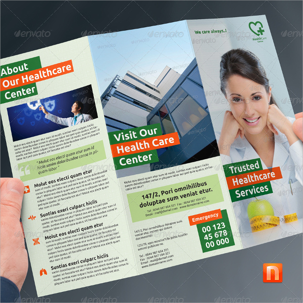 healthcare center brochure