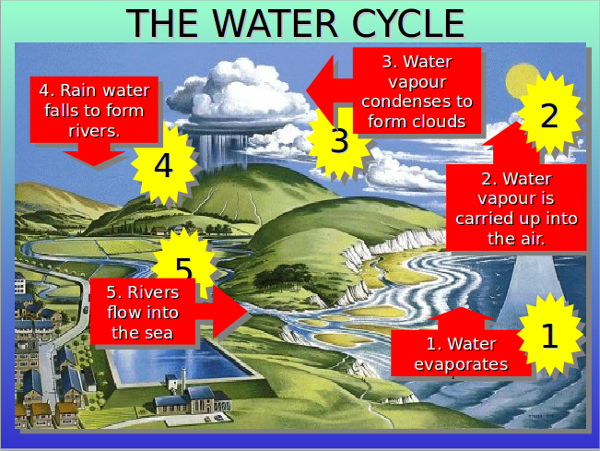 water cycle powerpoint template