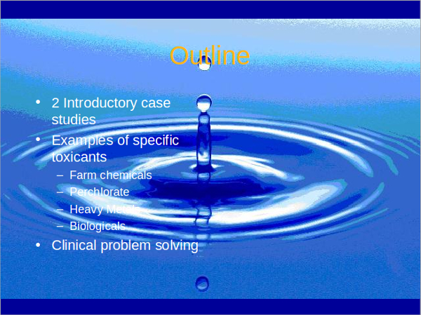 water contamination powerpoint template