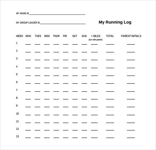 myrunning log