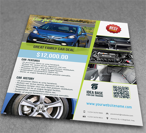 old car for sale flyer template