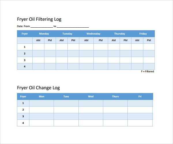 Change Log Templates 10  Free Printable Word Excel PDF Formats