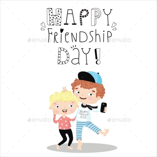 friendship day card template