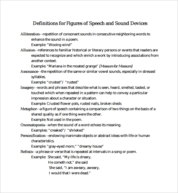 figures of speech and sound device1