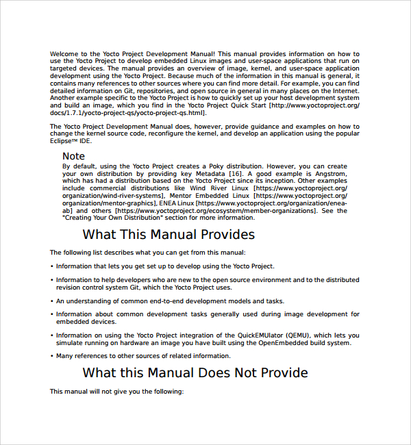 FREE 7+ Sample Project Manual Templates in PDF