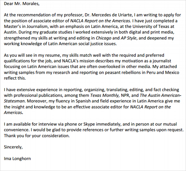 editorial assistant cover letter sample