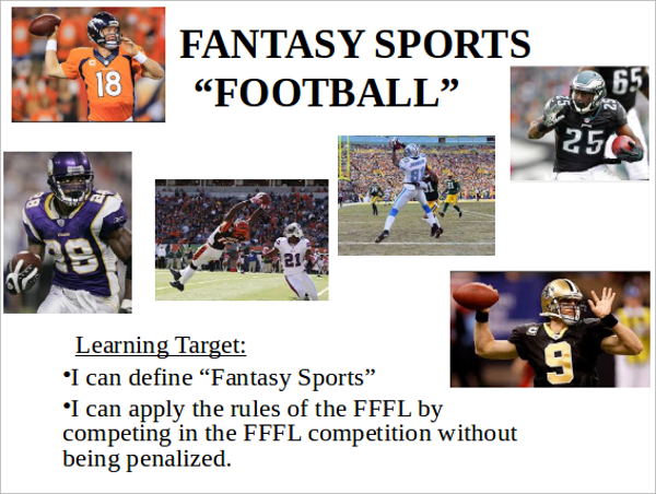 fantasy football powerpoint template