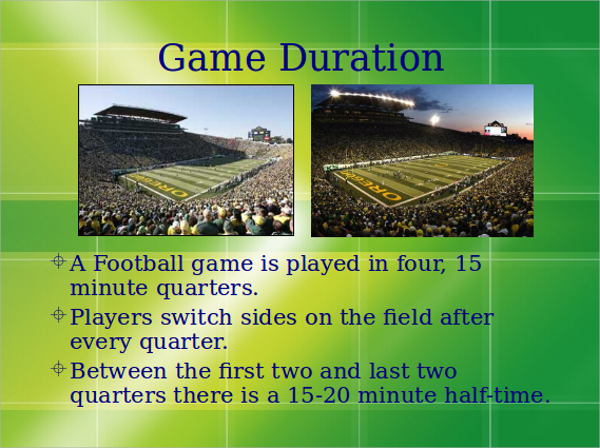 american football powerpoint template
