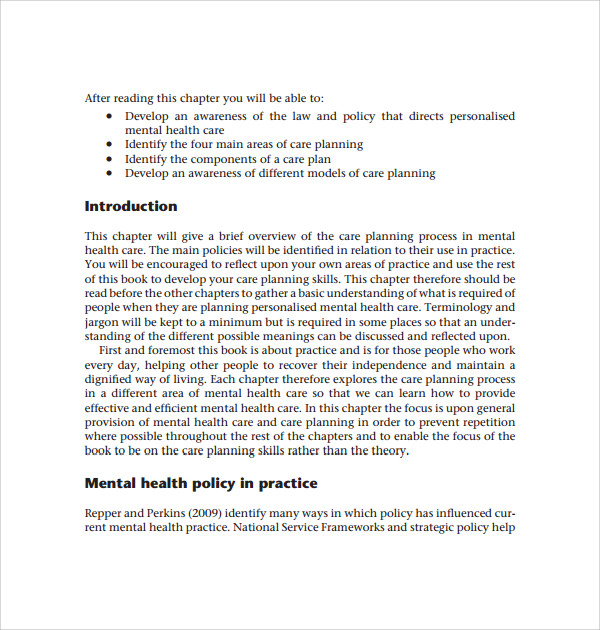 mental health care plan template%ef%bb%bf