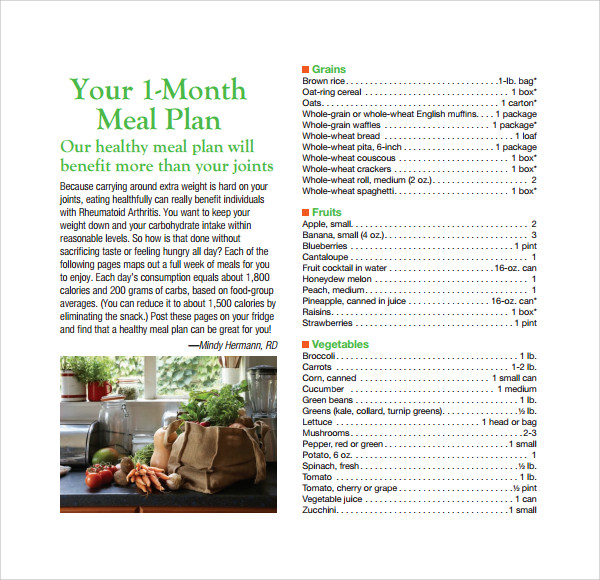 healthy weekly meal plan template%ef%bb%bf