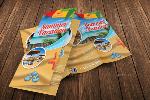travel vacation brochure