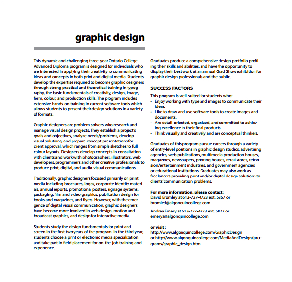 freelance graphic design template