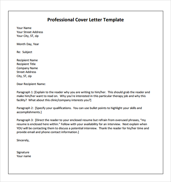 FREE 9+ Sample Physical Therapist Cover Letter Templates ...