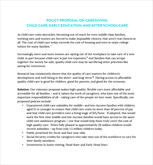 Policy Brief Template Word