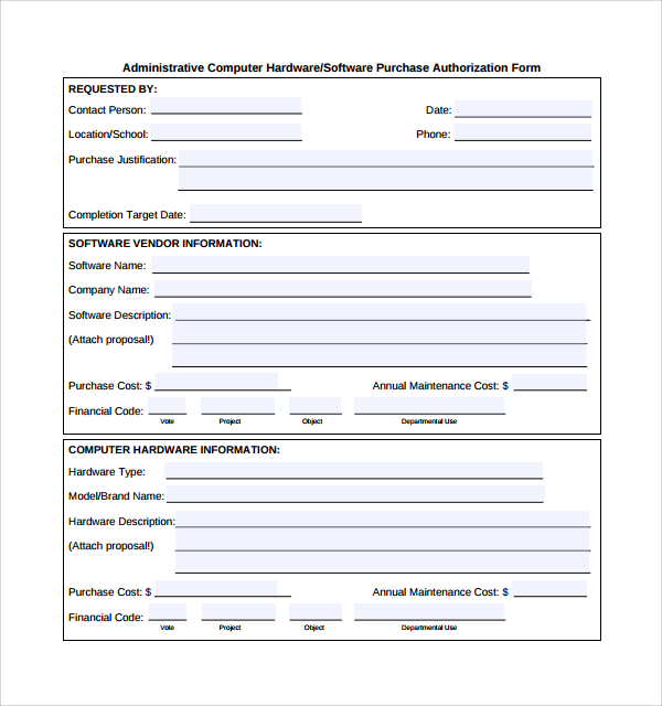 software purchase proposal template
