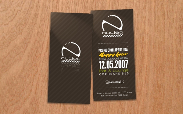 bar flyer template