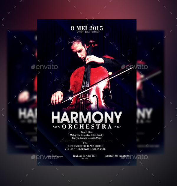 harmony orchestra flyer