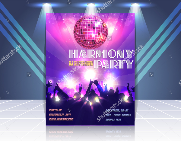 harmony party flyer