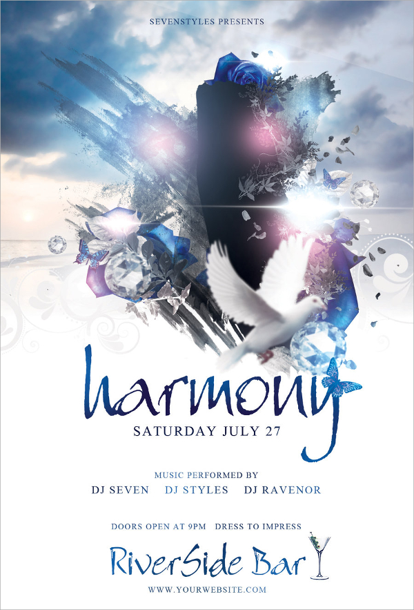 premium harmony flyer