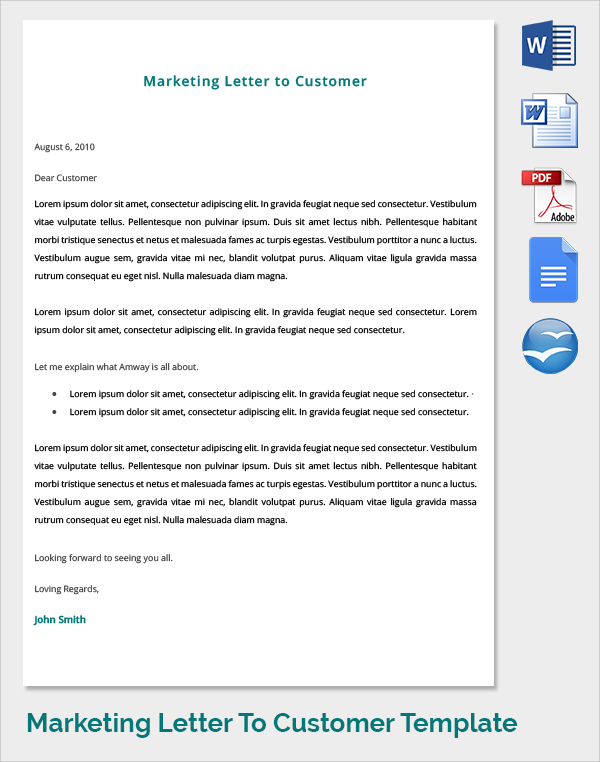 marketing cover letter bundle