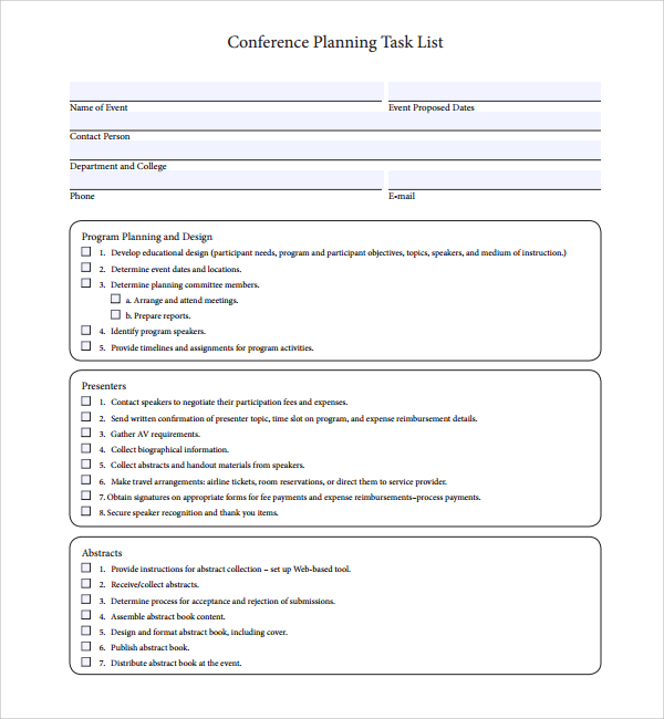 conference planning template%ef%bb%bf