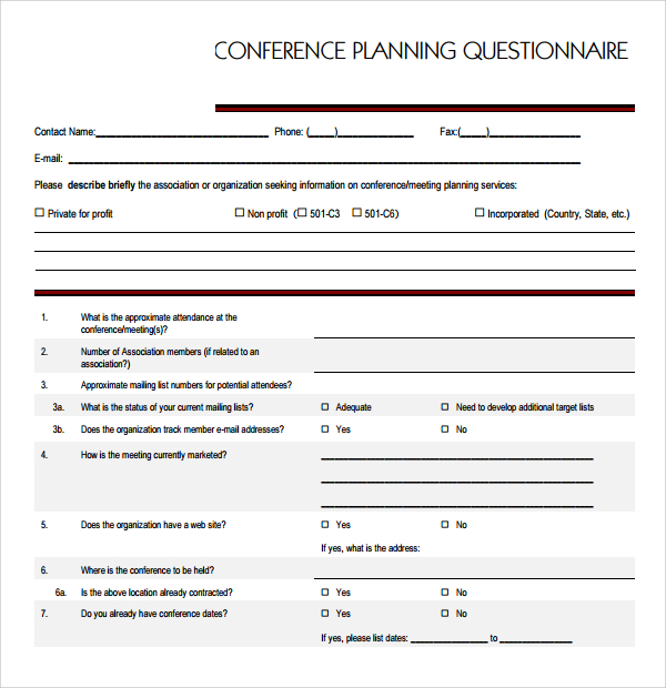 Conference Planning Worksheet Calendar For Planning