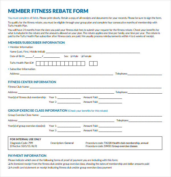 fitness plan form template%ef%bb%bf