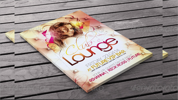 lounge party flyer