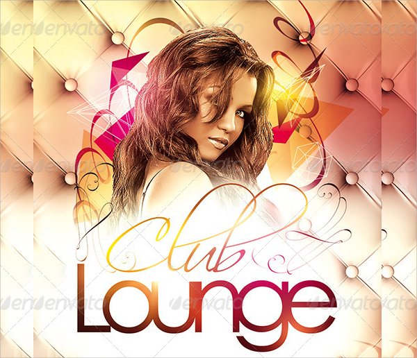 club lounge flyer template