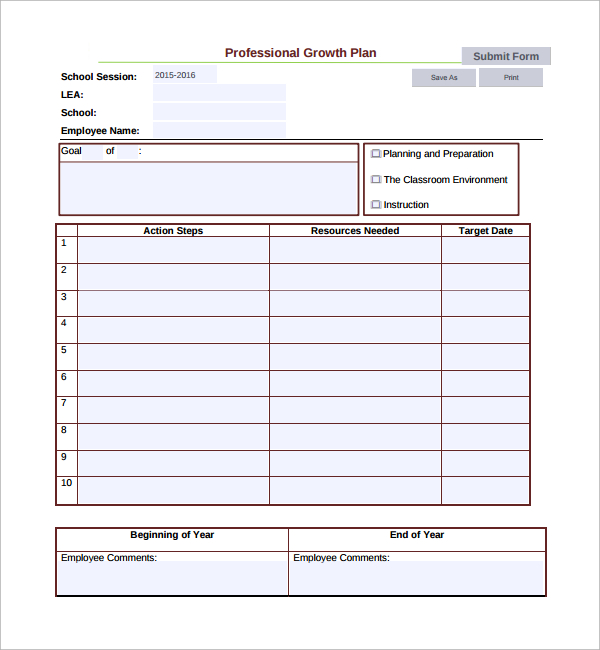 FREE 10+ Sample Growth Plan Templates in PDF MS Word