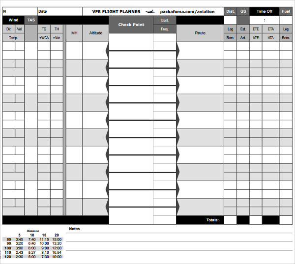 10+ Flight Plan Templates Sample Templates