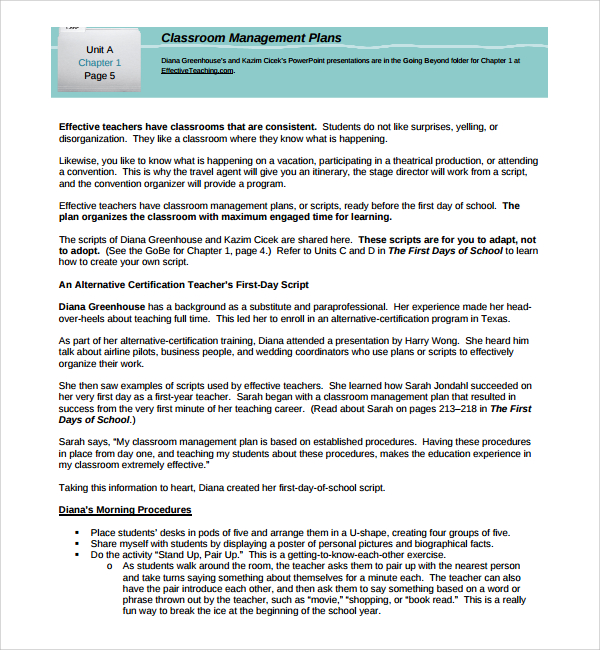 sample-classroom-management-plan-template-9-free-documents-in-pdf-word