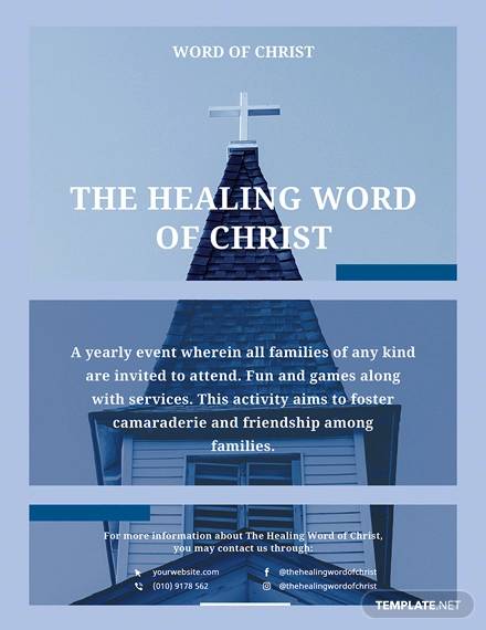 Free Church Brochure Templates For Microsoft Word