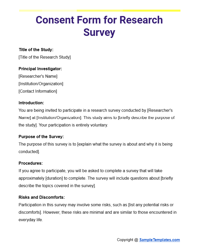 FREE 12 Research Consent Form Samples Templates