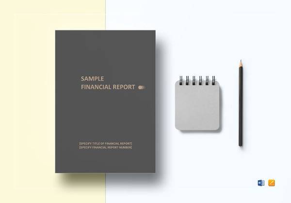 financial report template