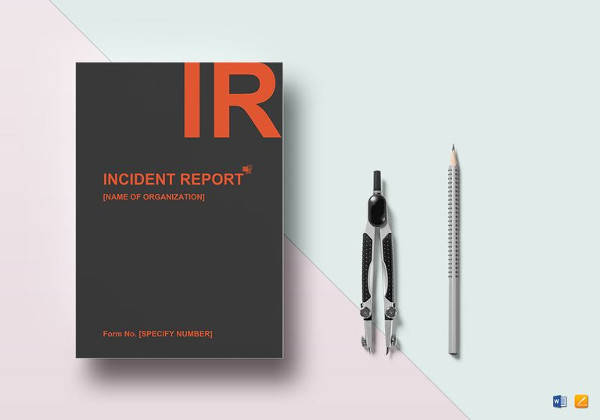 general incident report template to print