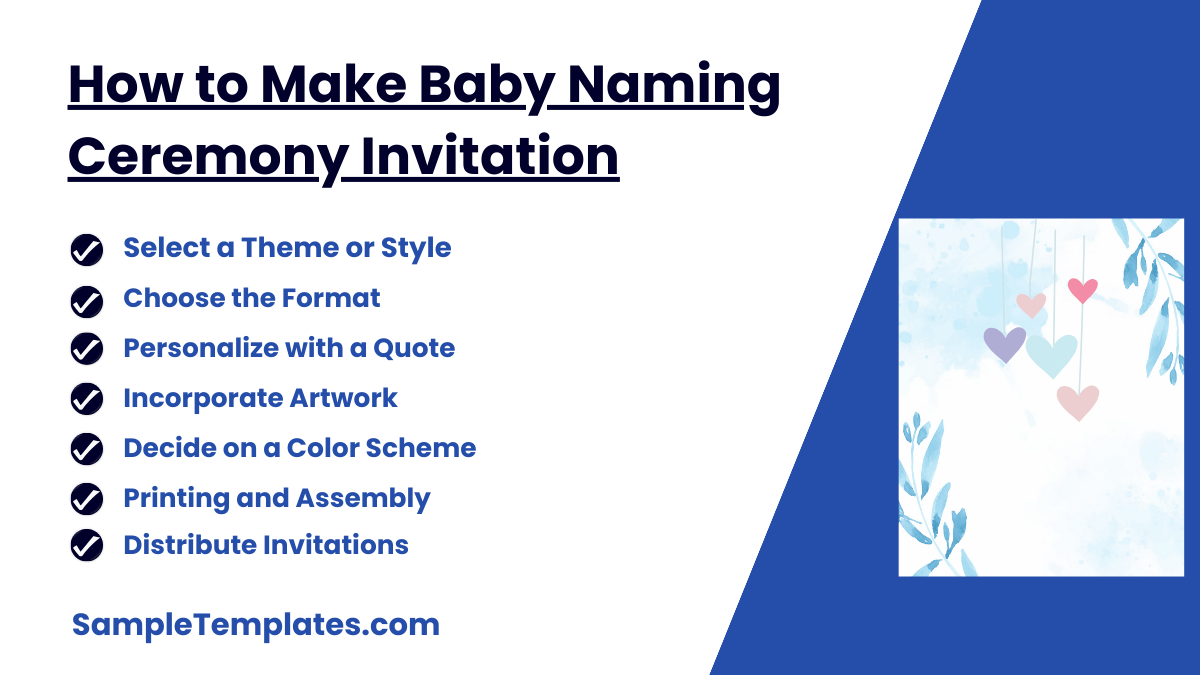 how to make baby naming ceremony invitation