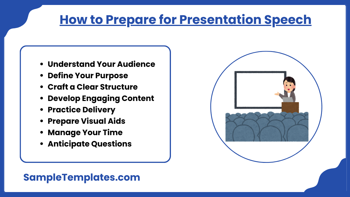 how to prepare for presentation speech